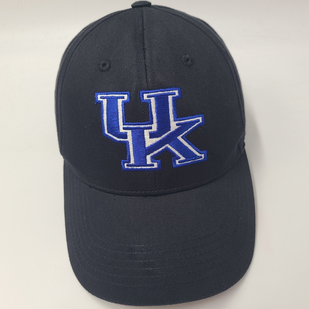 Kentucky Wildcats Hat Adjustable Captivating Headgear Black Blue NCAA Logo Men